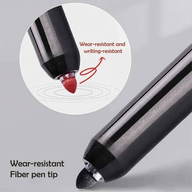 Permanent Marker 12Pcs Retractable Markers Permanent Fine Point Assorted Colors For Metal Plastic Paper