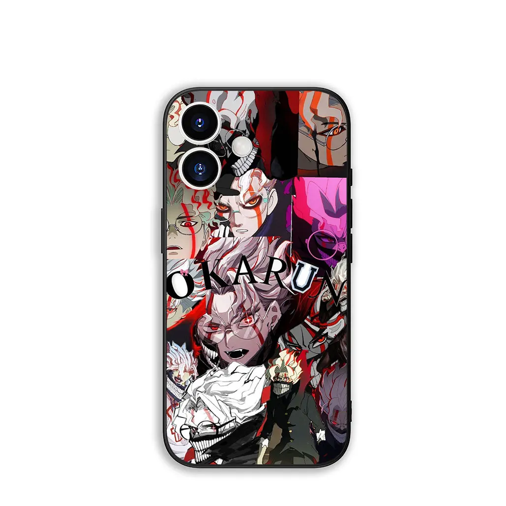 Stylish Protective Coque Cover with Dandadan Momo Okarun Design