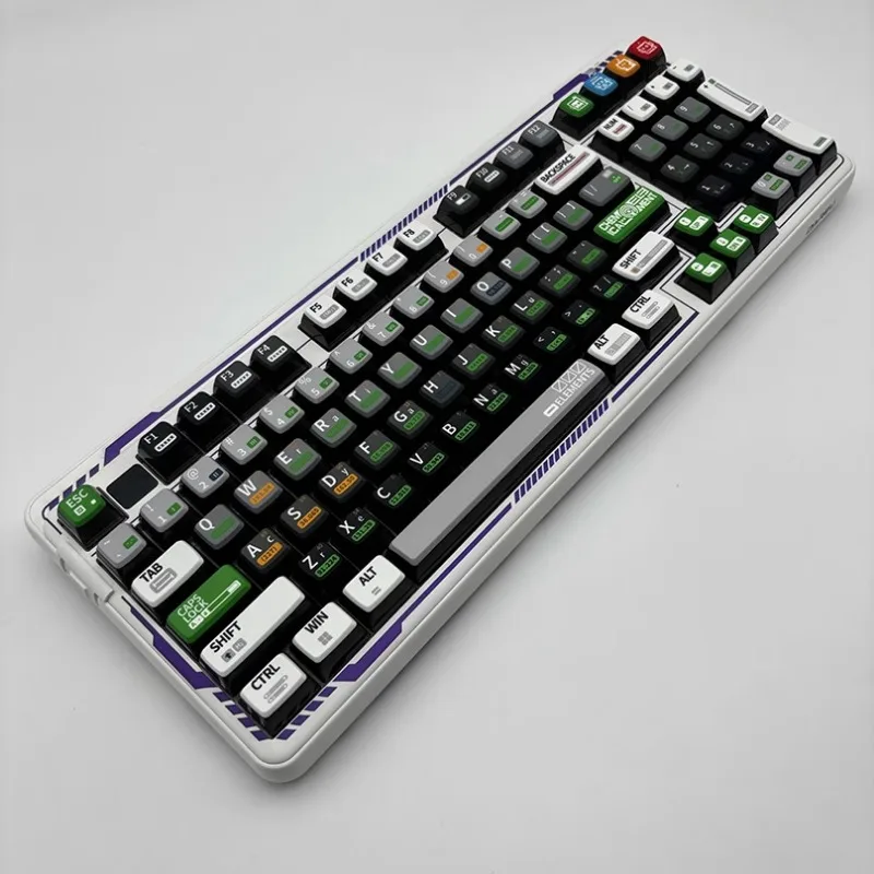 Transparente Pudim Keycaps Grupo Acessório Teclado Mecânico Mifuny Tema Elemento Químico Pbt Mda Perfil Gaming Key Caps - Imagem 2