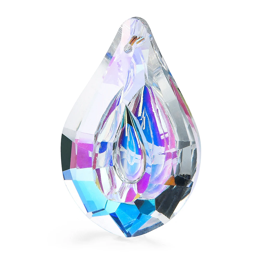 Glass Crystal Prism Suncatcher Rainbow Make Hanging Droplot Pendants For Window Ornament Chandelier Part DIY Home Decor 1Pc sun catcher crystal pendant sun catchers window ornament