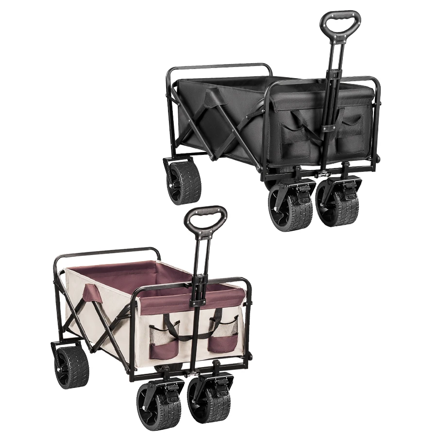 500lbs Heavy-Duty Folding Wagon Cart 2