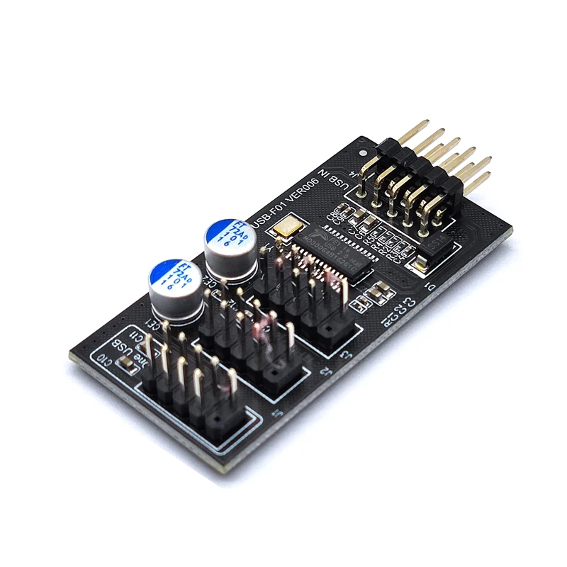 9Pin USB Hub Connector, USB Splitter, 1