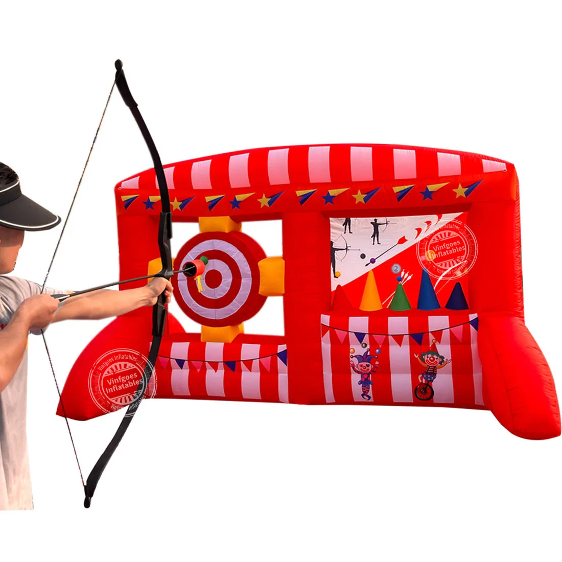 InflatableDartInflatableArcheryRangeFloatingBallShootingArcheryTarget2in1