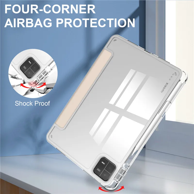 Smart Tablet Funda For Xiaomi MiPad 6 Pro Case With Pencil Holder Shell For Xiaomi Pad 6 Pro Case 2023 11 inch For Mipad6 Cover_voghion.com