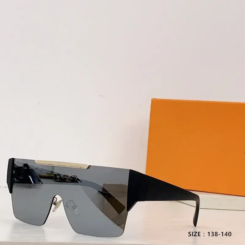 

2023 New Square Unisex Protective Glasses Gradient Lens Logo Box Luxury Brand Design Sunglasses