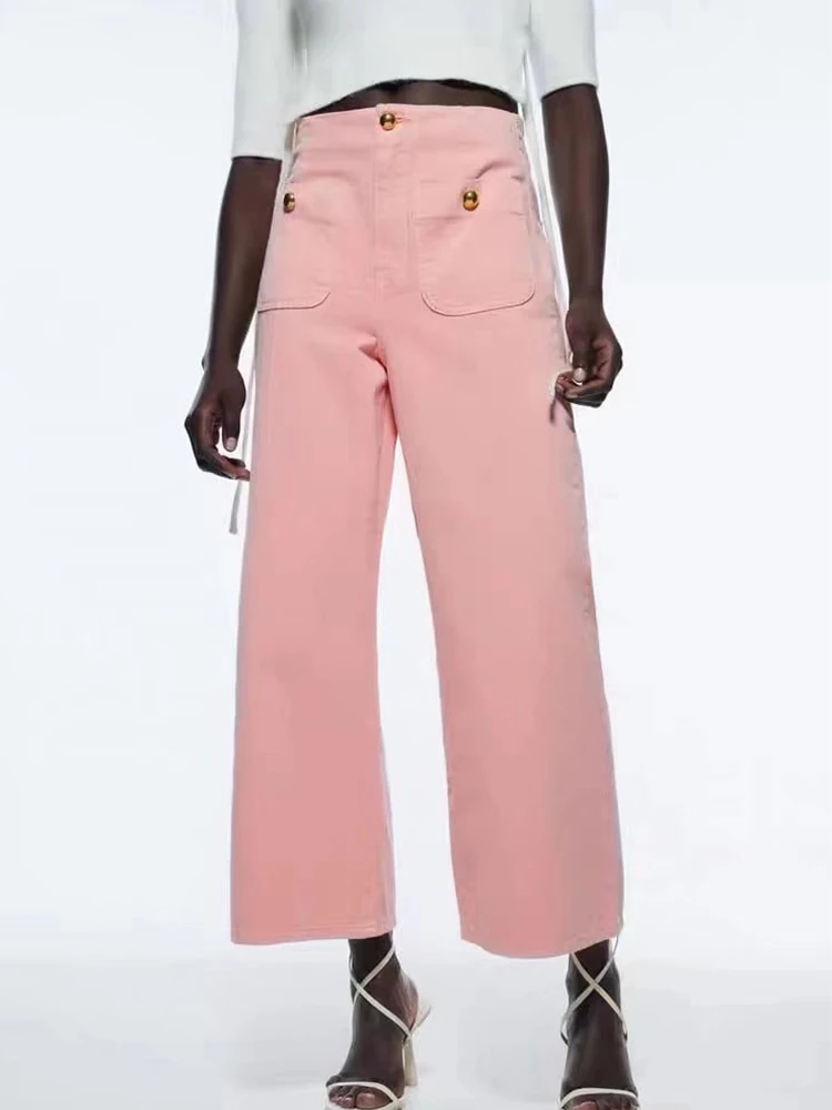 Spring Women's Jeans Streetwear High 