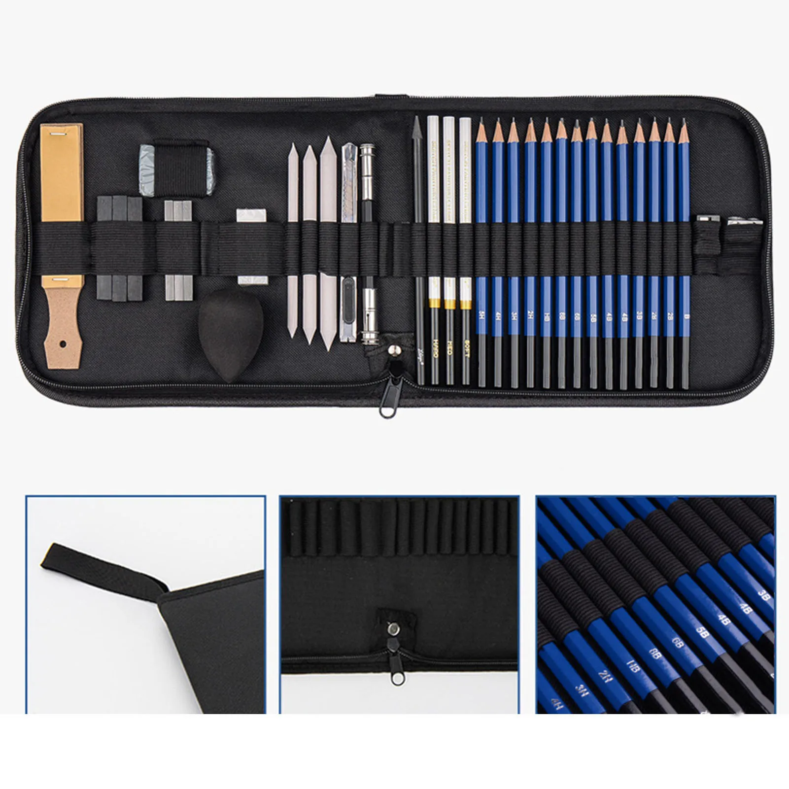 33 Pcs Sketch Drawing Pencil Set Beginners Drawing Supplies Tools Eraser  Cutter Drawing Suit Art Kit Painter Students Art Supply - AliExpress