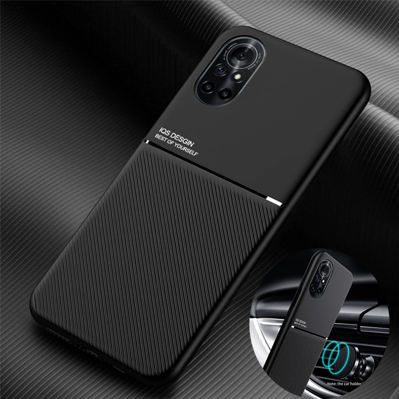 Custodia Magnetica In Pelle Per Huawei Nova 8 8 Pro 8 Se 7 Pro 9 Se 10 10 Pro 10 Se P60 P50 P30 P30 Lite P20 Copertura Magnetica Per Auto