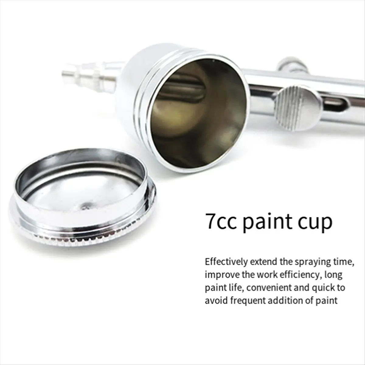 (A26M) DIY 스프레이 도구 키트 0.2mm/0.5mm 팬 캡 포함 15CC 유체 컵 모델 DIY 페인팅 메이크업 네일 아트 케이크용 효율성