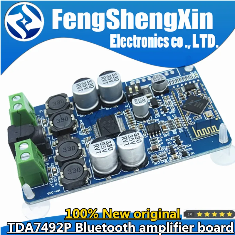 

New TDA7492P Bluetooth Receiver Amplifier Audio Board 25W*2 Power Amplifier Speakers Modified Music Mini Amplifiers Diy