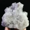 Newly Discovered Transparent Natural White Chrysanthemum Crystal Cluster Quartz Specimen 4