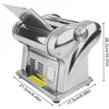 Pasta Maker Machine Dumpling Dough Skin Noodle Making Pasta Maker Dough Roller Noodle Cutting Machine for Spaghetti, Fettuccini 3
