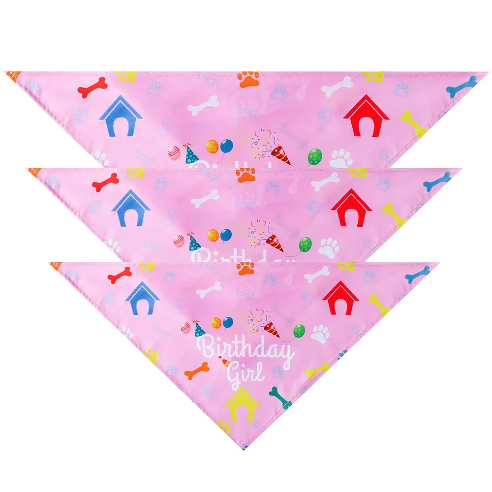 Sucado Hunde-Geburtstagsbandana, Happy Birthday Hunde-Halstuch für Jungen und Mädchen, Haustier-Geburtstagsparty-Kostüm-Accessoires – Detail 23