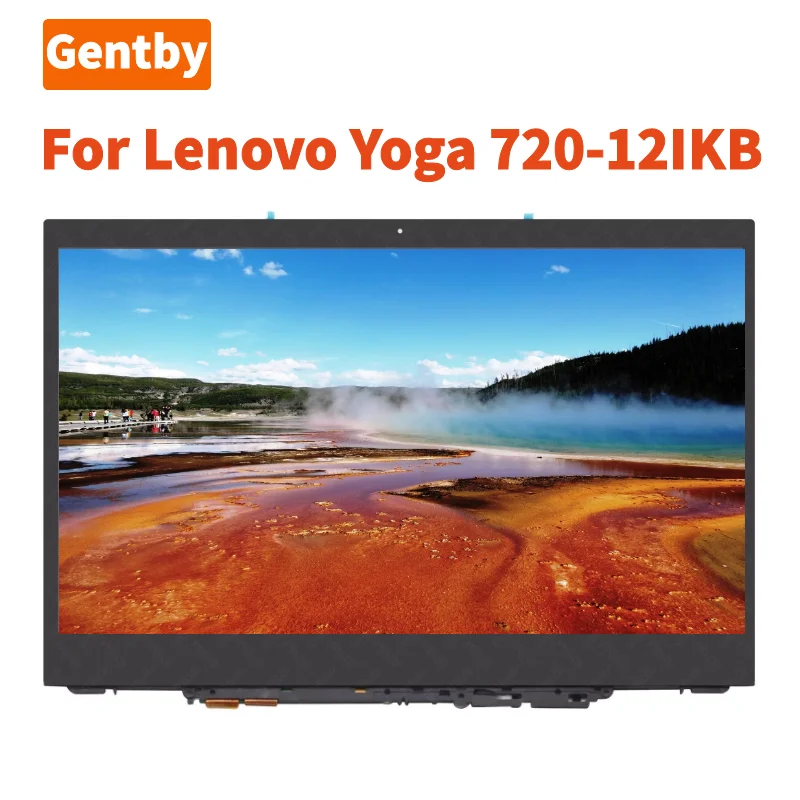 

Новый 12-дюймовый ЖК-дисплей для Lenovo Yoga 720-12IKB 81B5005BSP 5D10P94922 FHD 1920X1080 сенсорный экран дигитайзер в сборе с рамкой