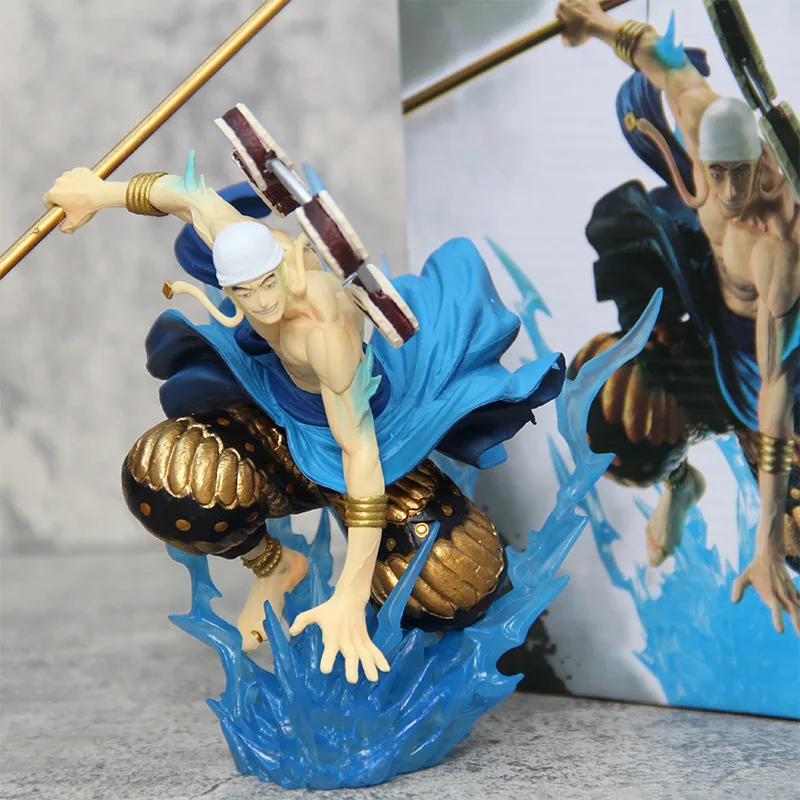 

Фигурки аниме Gk Thunder God Enel, 37 см, цельная статуя для дуэли с памятью и наградой, настольное украшение, детские игрушки, подарки