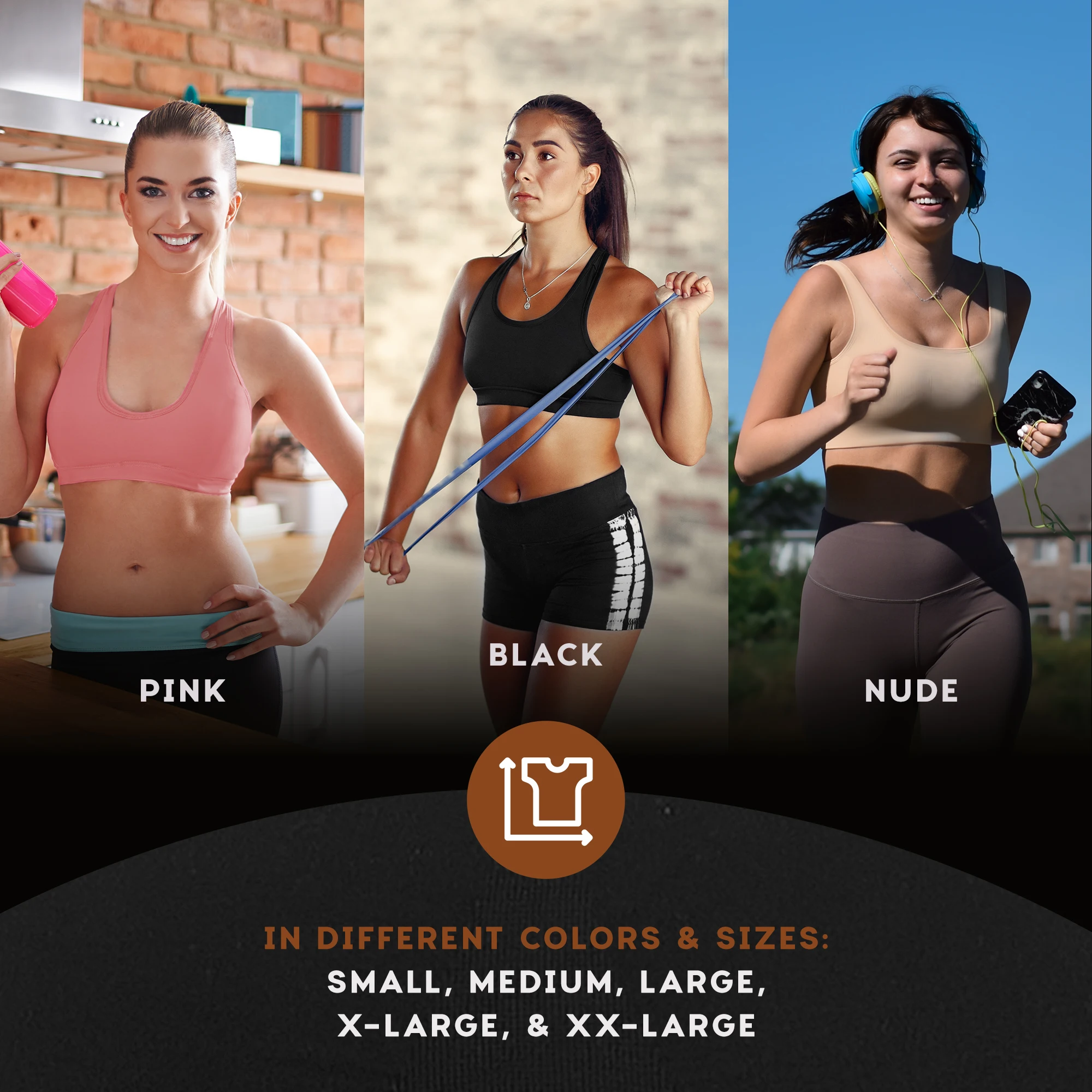 90 Degrees Women Padded Wireless Sport Bra XL Pink – Fresh Styles