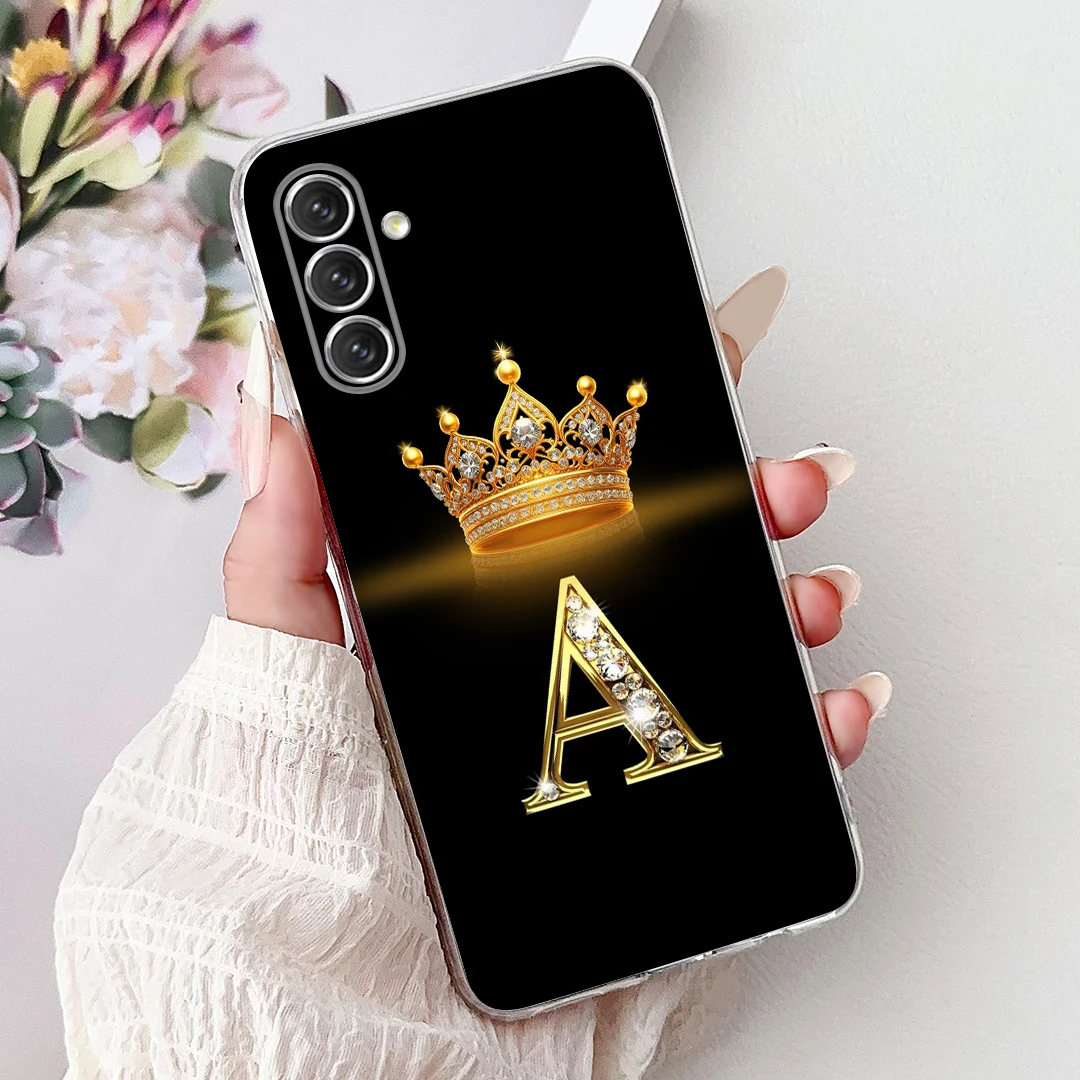 Luxury Letters Soft Phone Case for Samsung Galaxy S25 Plus Ultra