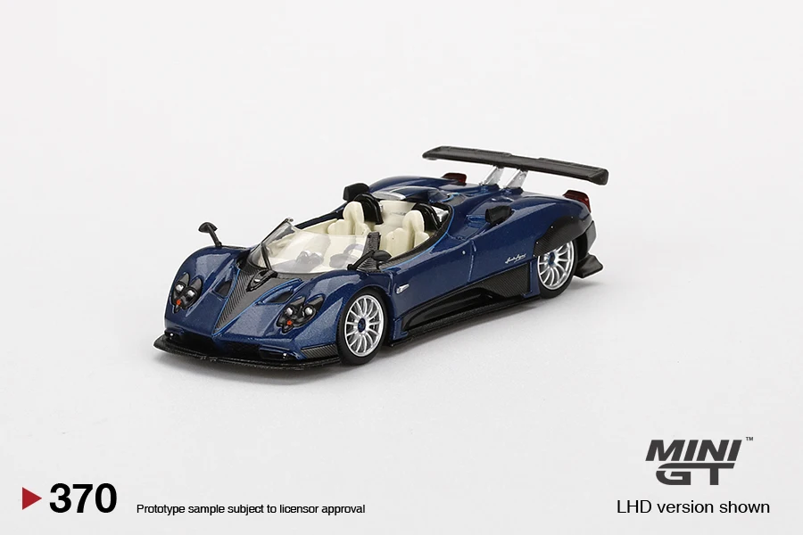 

MINIGT 1:64 Pagani Zonda HP Barchetta #370 Diecast Model Race Car Kids Toys Gift