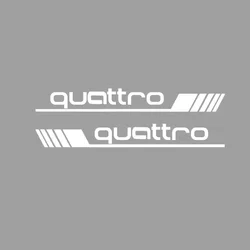 Enhanced Product Title: Premium Waterproof Side Door Decals - 20x3cm (WHITE)