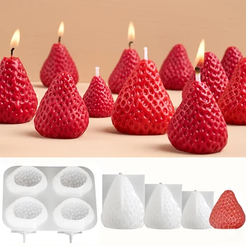 Strawberry Candle Mold 1