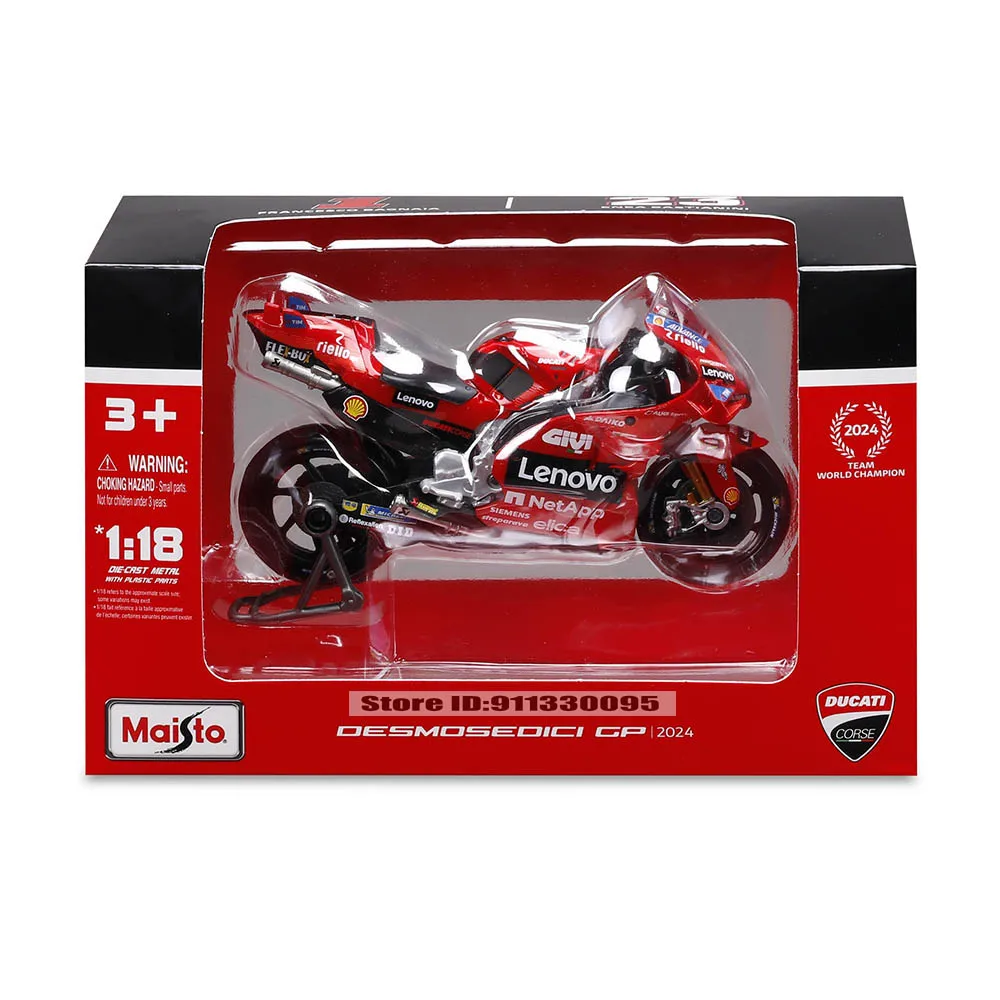 マイスト 1/18 NEW 2024 ドゥカティ・レノボ・チーム MotoGP 