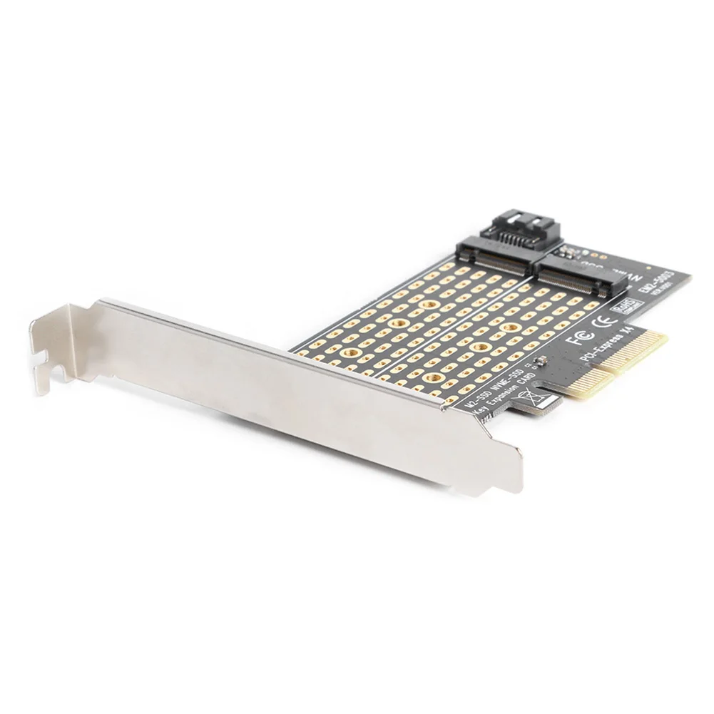 어댑터 확장 카드 SATA 가정용 컴퓨터 안전 M + B 키, M.2 NVME SSD-PCIE 부품, 2230 2242 2260 2280