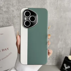 Luxury Liquid PU Leather Skin Protective Back Cover Case for Honor 400 (China) (Green)