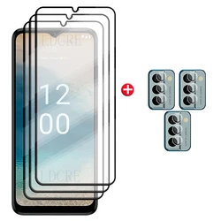 6 - in - 1 Tempered Glass HD Screen and Camera Protector Film for Nokia C22 (3 Glass and 3 Lens)