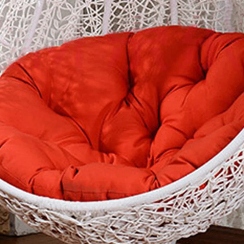 Fashion Swing Chair Cushion Cover Soft Saucer Chair Hanging Basket Rattan Chair Seat Pad Cover Hammock Rest Cushion Cover 