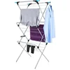 Homecare 3 Tier Plus Indoor and Outdoor Portable Clothes Drying Rack - Collapsible Laundry Air Dryer with 69 ft. 1