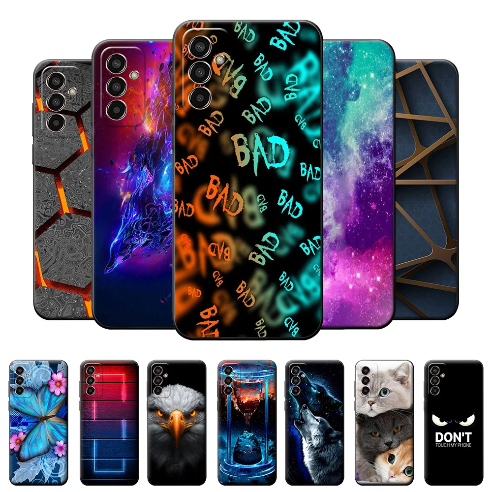 Per Samsung Galaxy M13 4G Custodia Cover Posteriore In Tpu Morbido In Silicone Verniciato Moda Per Custodie Galaxy M13 Per Samsung M13 Bumper Fundas
