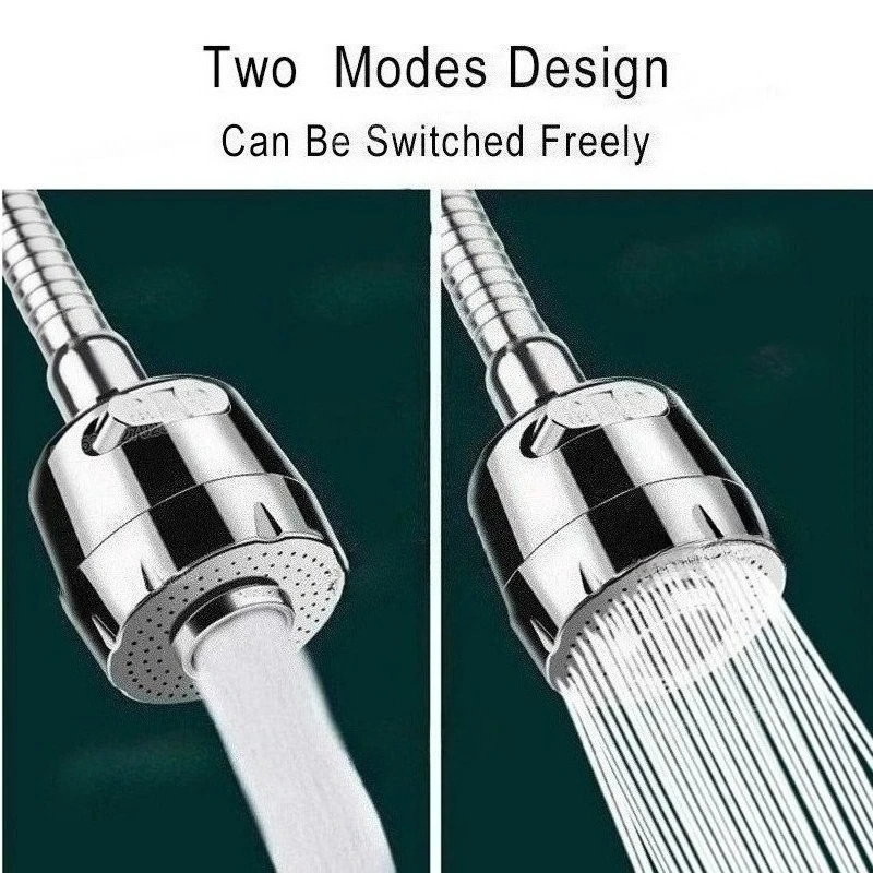 360 Degree Rotatable Faucet Extender Water Saving for Kitchen & Bathroom
