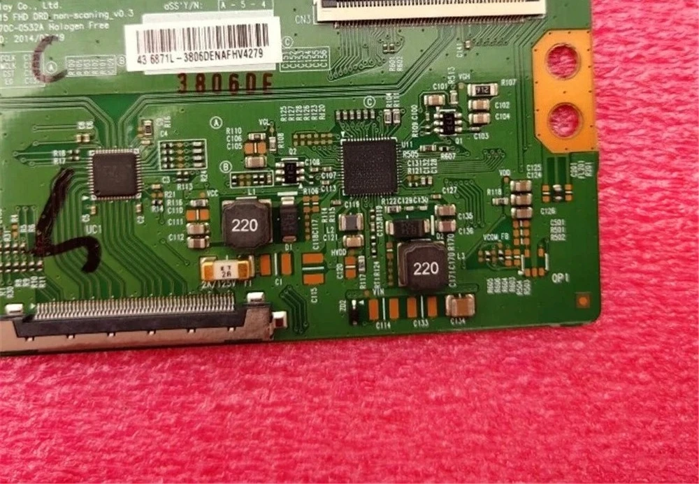 Original T-Con board LG Display V15 FHD DRD 6871L-3806B 6870C-0532A Vizio