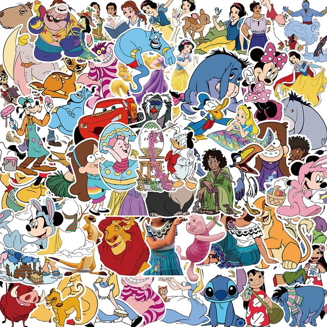 10/30/50/100pcs Disney Mélange Mignon D'anime De Bande Dessinée