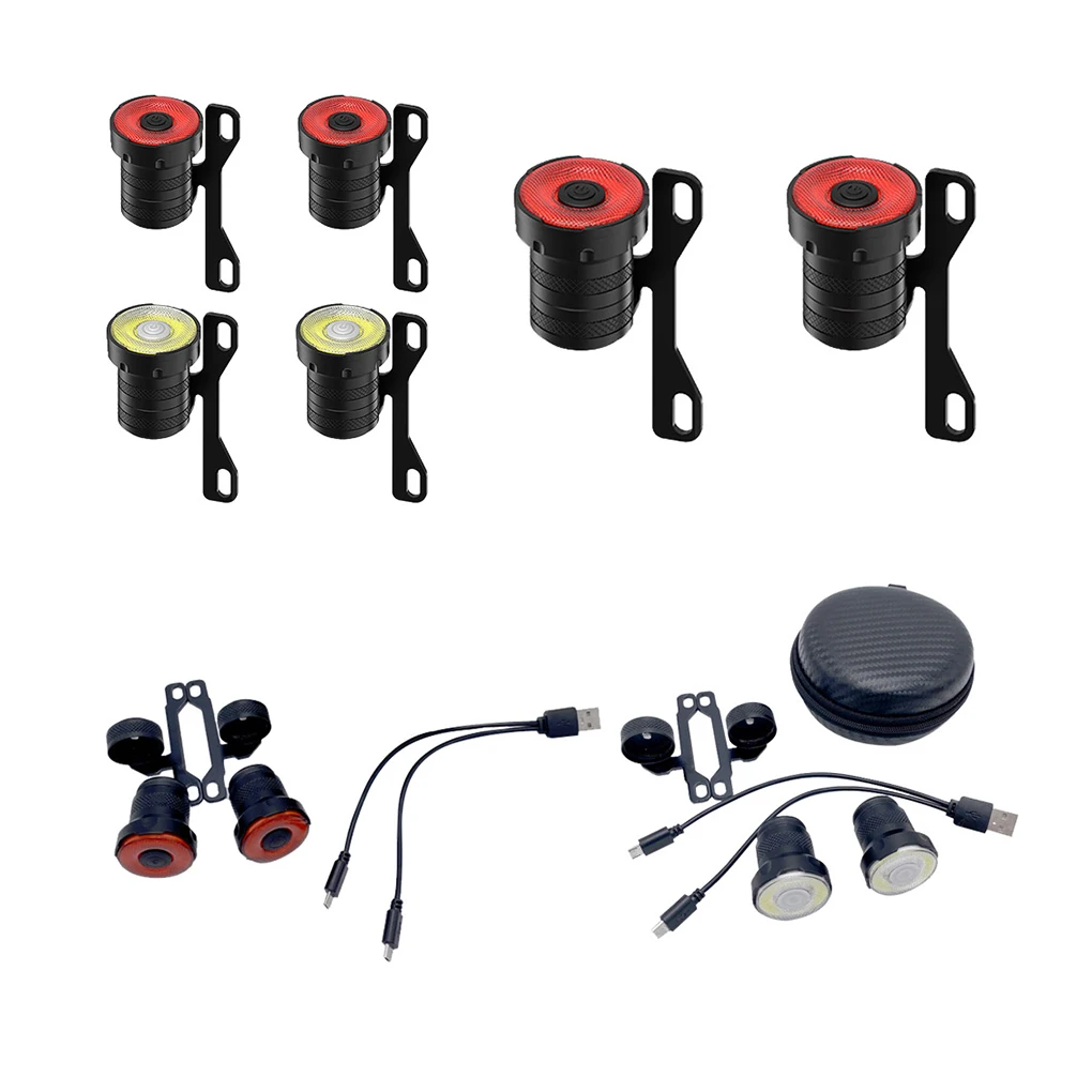 

4 Pieces Skateboard Light Skateboarding Wheel Lamps Front Rear Taillight