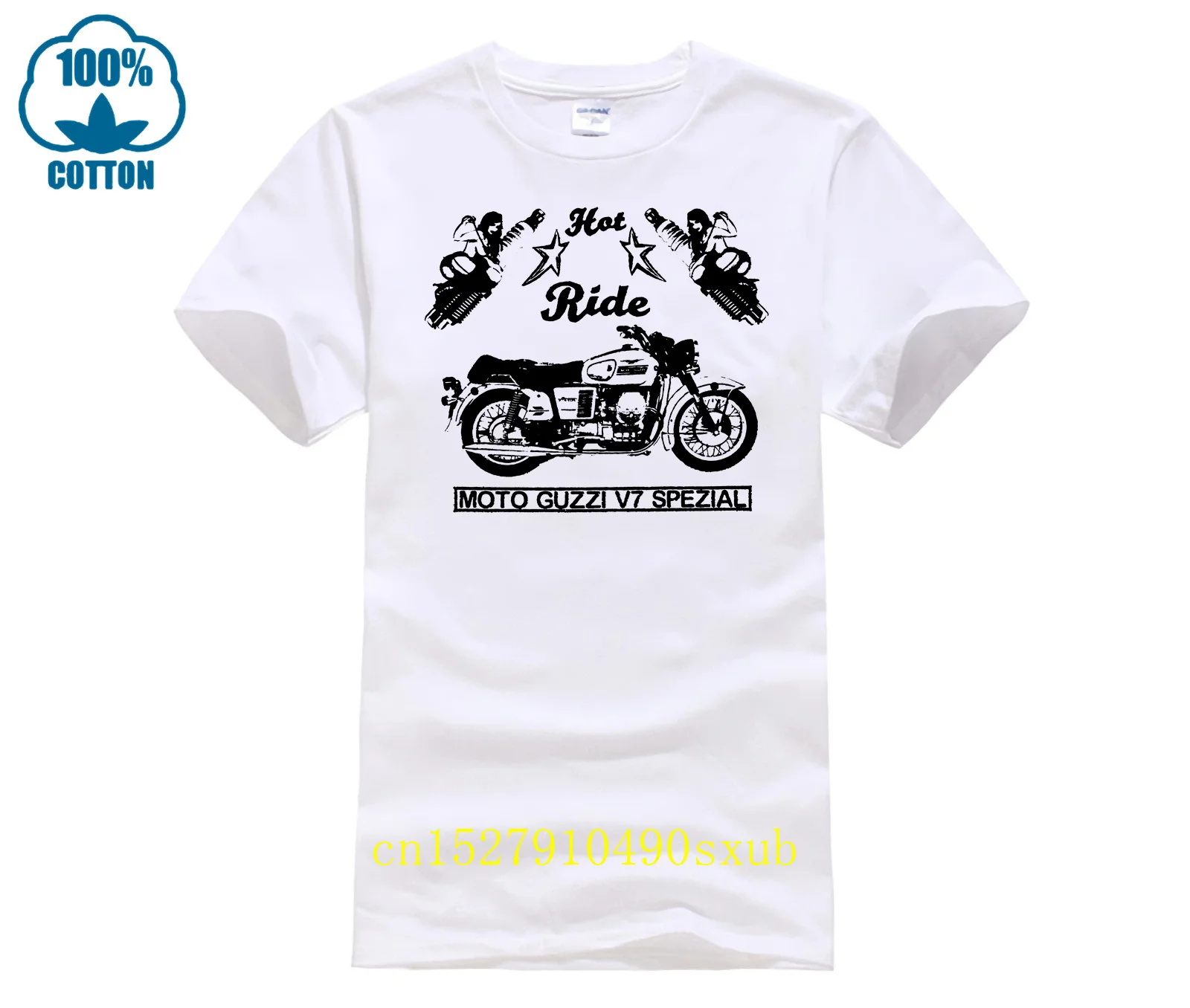Maglietta, Moto Guzzi V7 Special, Pinup, Moto, Bici, Oldtimer, Youngtimer