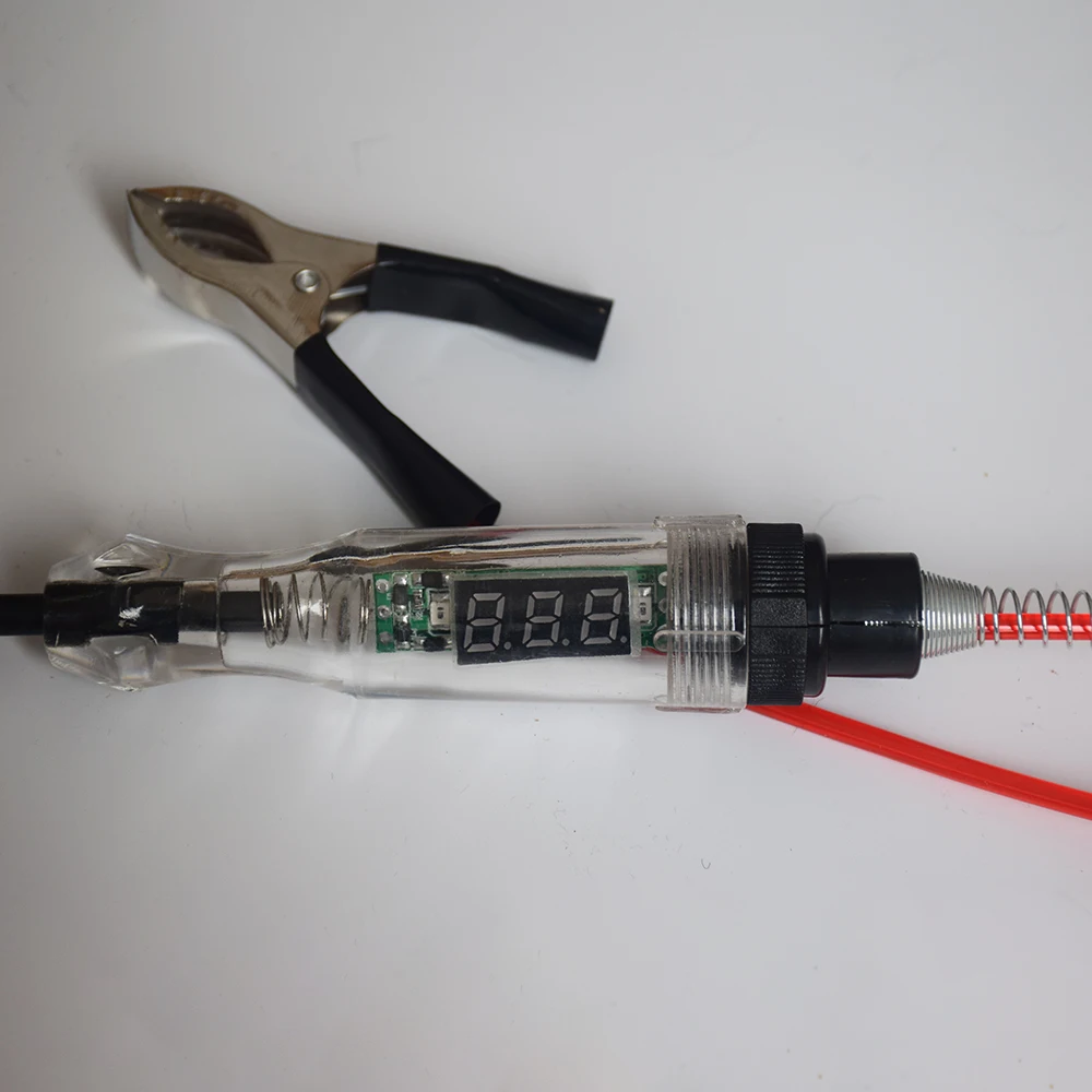Car Voltage Tester Car Truck Voltage Circuit Tester Auto Car Diagnostic Probe Test Pen Light Bulb Electric Measuring Pen Repair Tools 5-120V