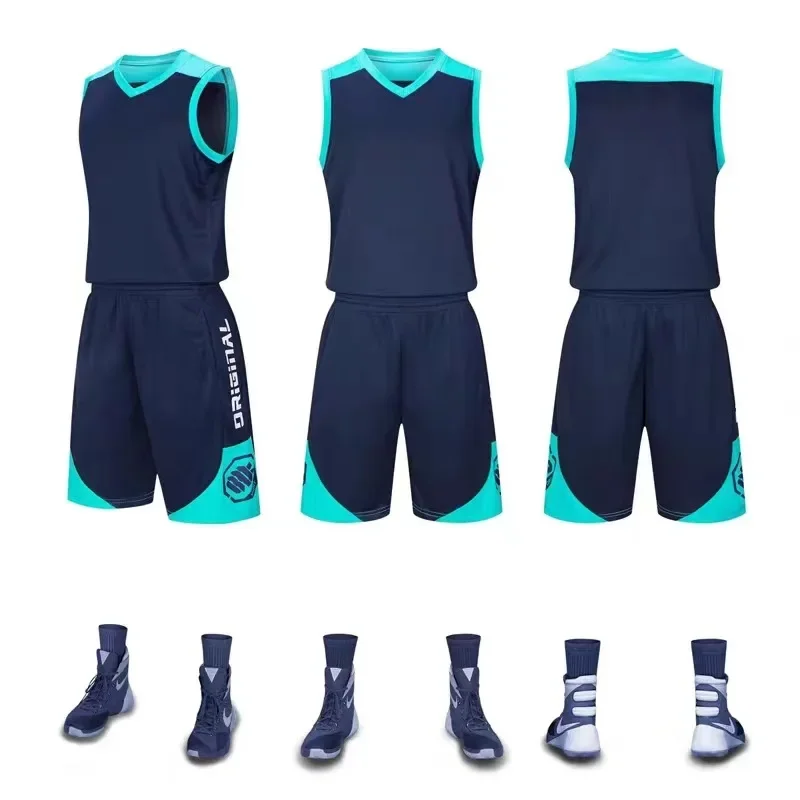 Basketball Jerseys Basketball Uniform Suit Men's Women's Adult Children's Training Apparel A68 Customizable Number Printing Available