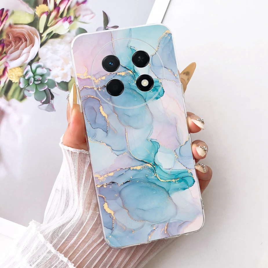 Cute Cat & Peacock Painted Soft Silicone Case - Enhanced Protective Cover
