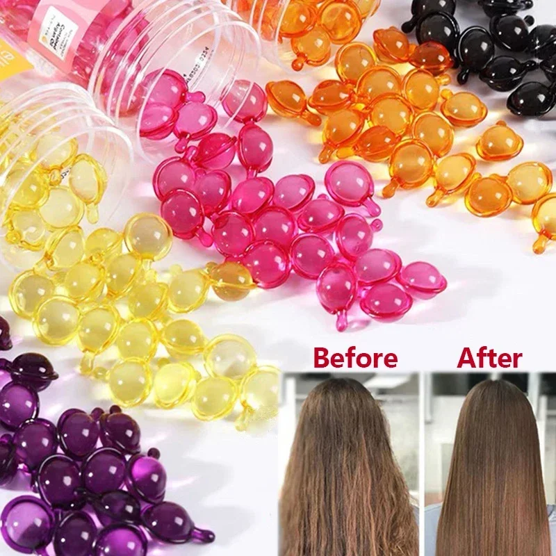 Hair Vitamin Capsule 20/30pcs Keratin Complex Oil Smooth Silky Hair Serum Moroccan Oil Anti Hairs Loss Mask Repair Damaged