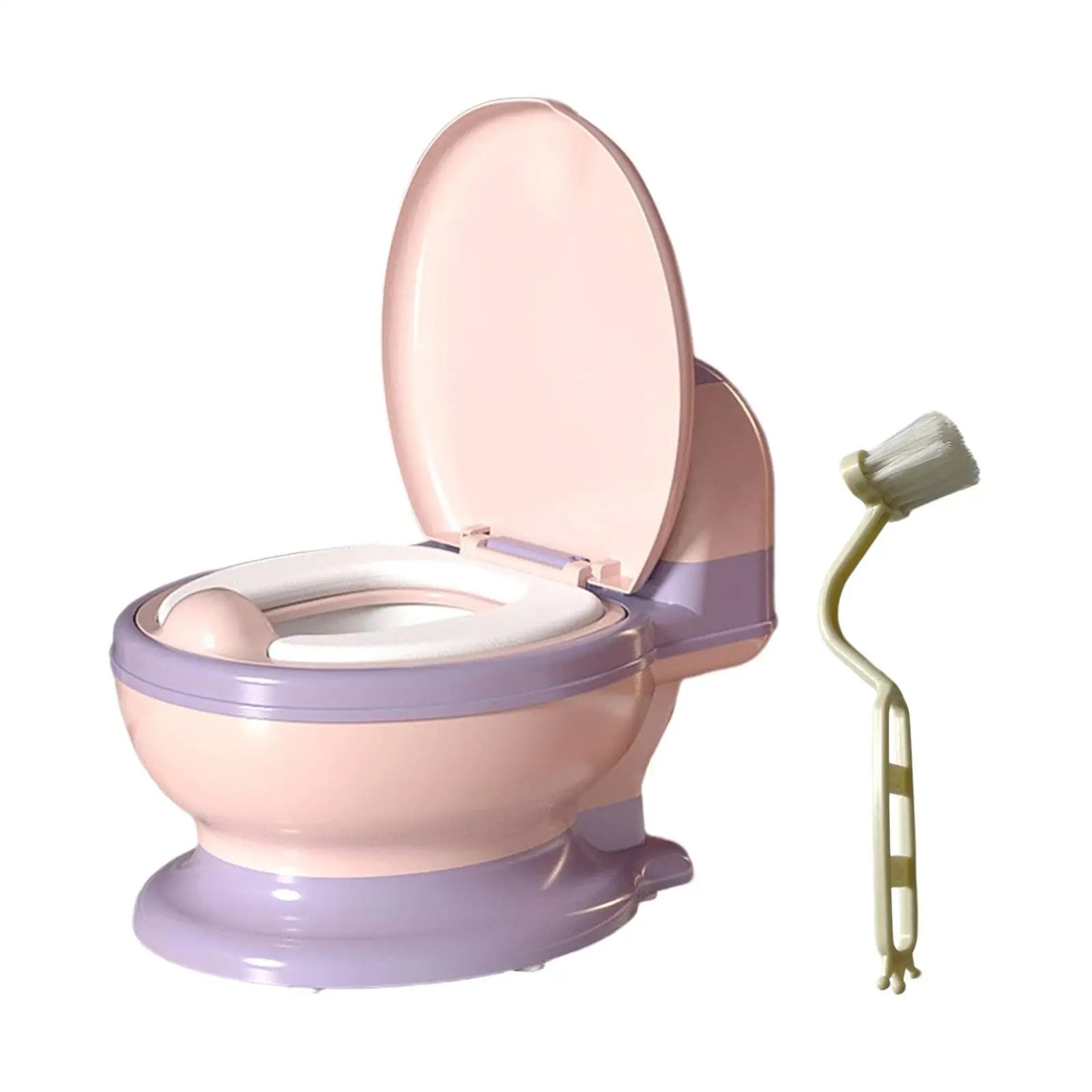 Toilet Training Potty Non Slip Easy to Clean Compact Size (Brush Included) Kids