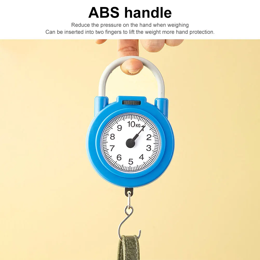 10KG Digital Fishing Scale Portable Electronic Hanging Hook Scale 0.1KG Travel Luggage Weighing Outdoor Fishing Tools