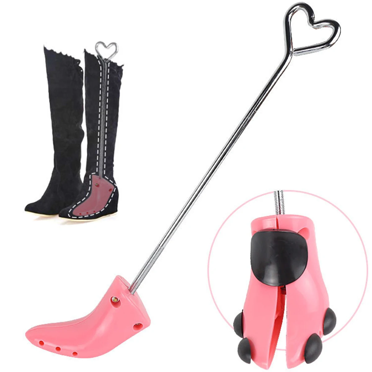 

Shoe Stretcher Width and Length Adjustable Shoe Expander 43cm Heavy-Duty Shoe Widener Multipurpose Reusable Shoe Stretcher for