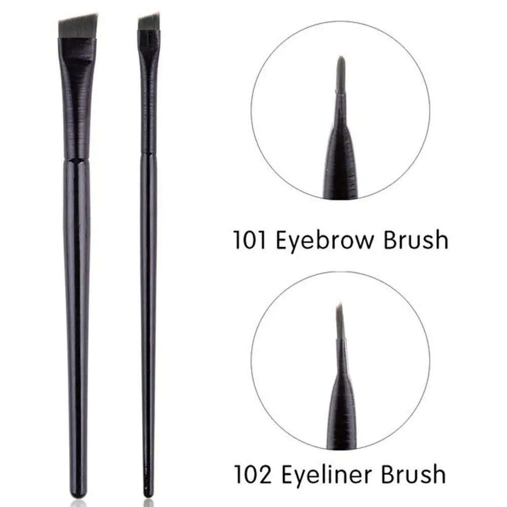 Eyebrow Eyeliner Brush Small Angled Small Angled Eyebrow Cosmetic Liner 1Pcs Brush Make Up Brushes Contour Tools Brow Brush Best Sellers In Beauty & Health