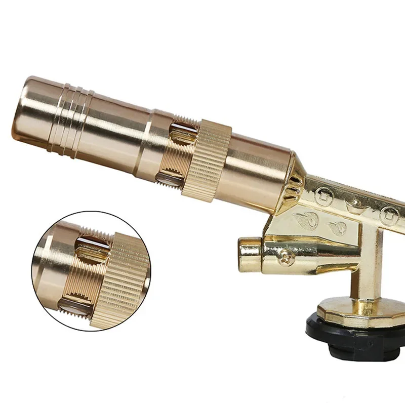 Portable Welding Gas Torch Flame Nozzle Butane Burner Outdoor Camp BBQ Lighter Flamethrower Kitchen Supplies Welding Equipment 5