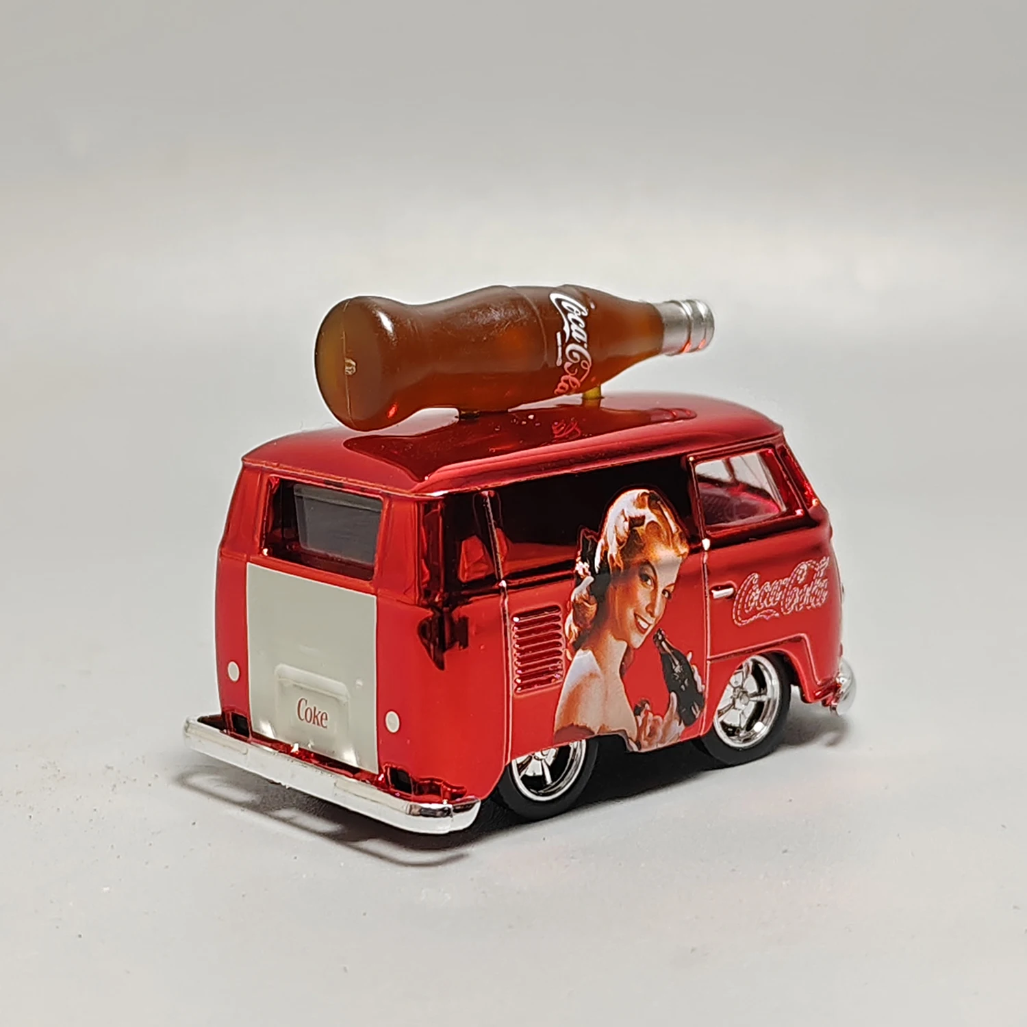 1:64 Scale Diecast Alloy Cola Volkswagen T1 Transport Van Toys Cars Model Classics Nostalgia Adult Gifts Souvenir Static Display 4