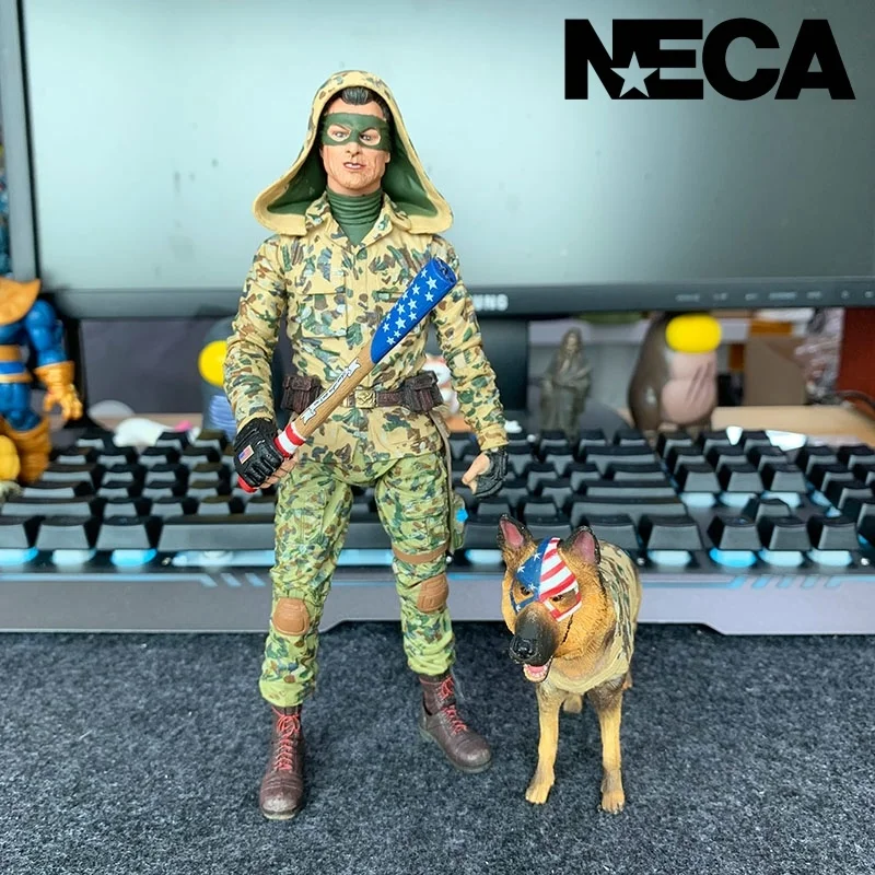 

Genuine Neca Sea Flat King Kickass Star Spangled Banner Captain Hat Edition 7-inch Action Figure Collection Model