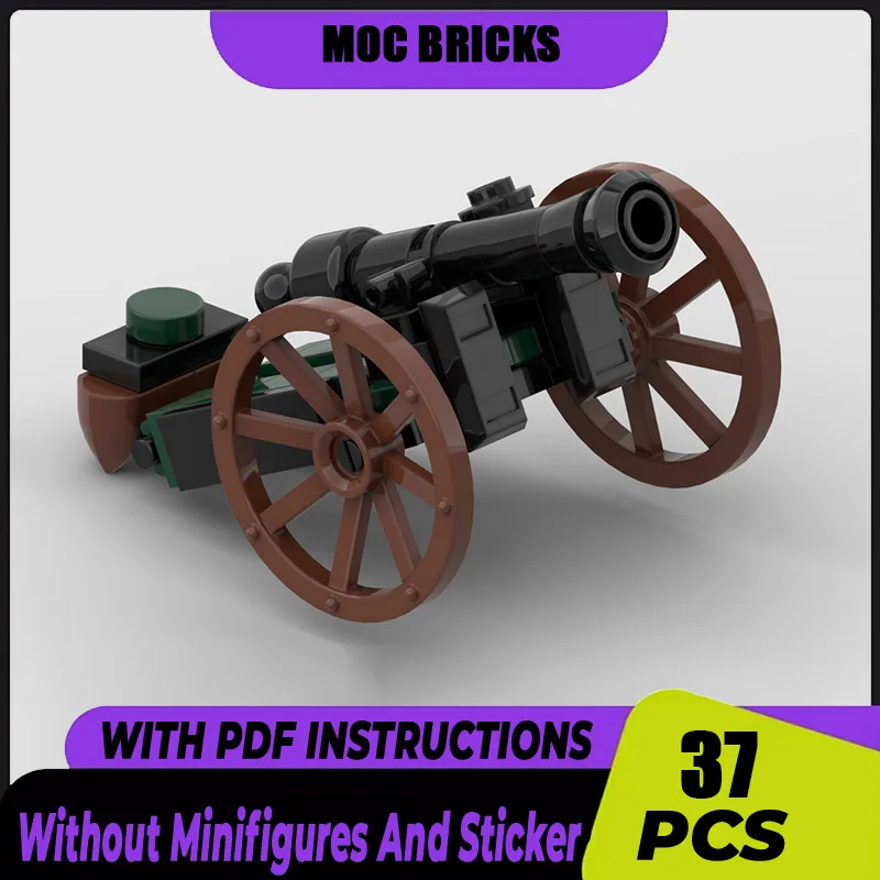 

Технологические кирпичи, средневековая 12-фунтовая модель Howitzer Moc, строительные блоки, сборка «сделай сам», черный Сокол, рыцарский замок, игрушки для