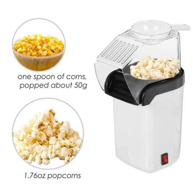 Air Popcorn Popper Maker, Electric Hot Air Popcorn Machine-1200W, Oil-Free  US Plug - AliExpress