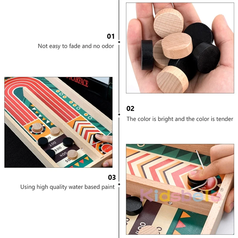 Table Battle Game Desktop Battle Game Desktop Toys Portable Sling Puck Board Game For Child 5